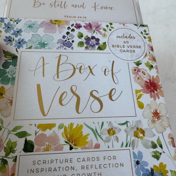 A BOX of VERSE:Floral Scripture Card Set-60 scriptures to inspire & help u grow🌸 - Picture 8 of 9